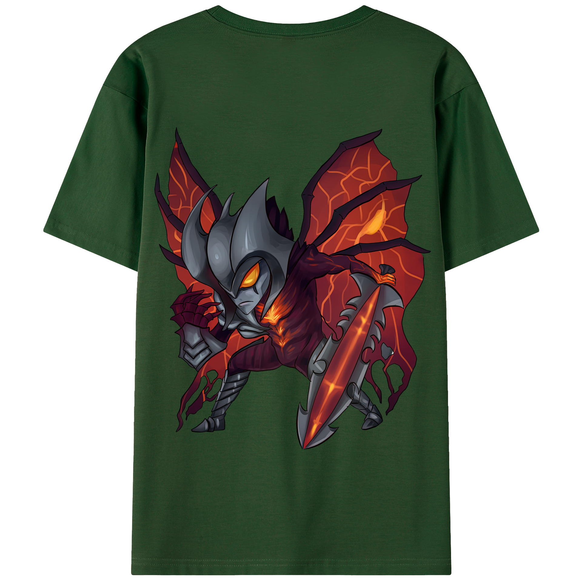 リーグ・オブ・レジェンド League of Legends LOL 綿100％半袖Tシャツ（背面プリント）
